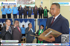 Pengambilan Sumpah / Janji Komisaris PTAM Jayapura oleh Penjabat Bupati Jayapura Triwarno Purnomo, S.STP., M.Si. dan Penjabat Walikota Jayapura Dr. Frans Pekey, M.Si.